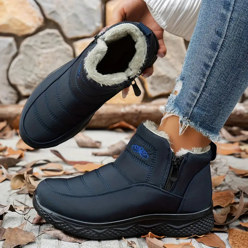 Women’s Waterproof Winter Boots – Thick Warm Lining, Anti-Skid Sole | Perfect Snow Boots for Women