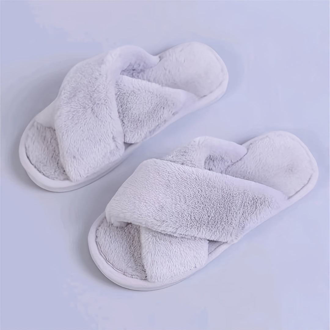 🔥Last Day 50% OFF -Women's Criss Cross House Slippers-Buy 2 Free Shipping