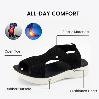 CMF Women Orthopedic Sandals Breathable Arch-support Open-toe Mesh Leisure Summer