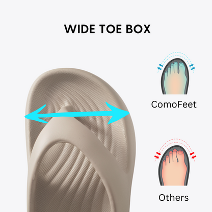 CMF Women Orthopedic Sandals Waterproof Arch-support Soft Airy Flip-flop Casual Summer