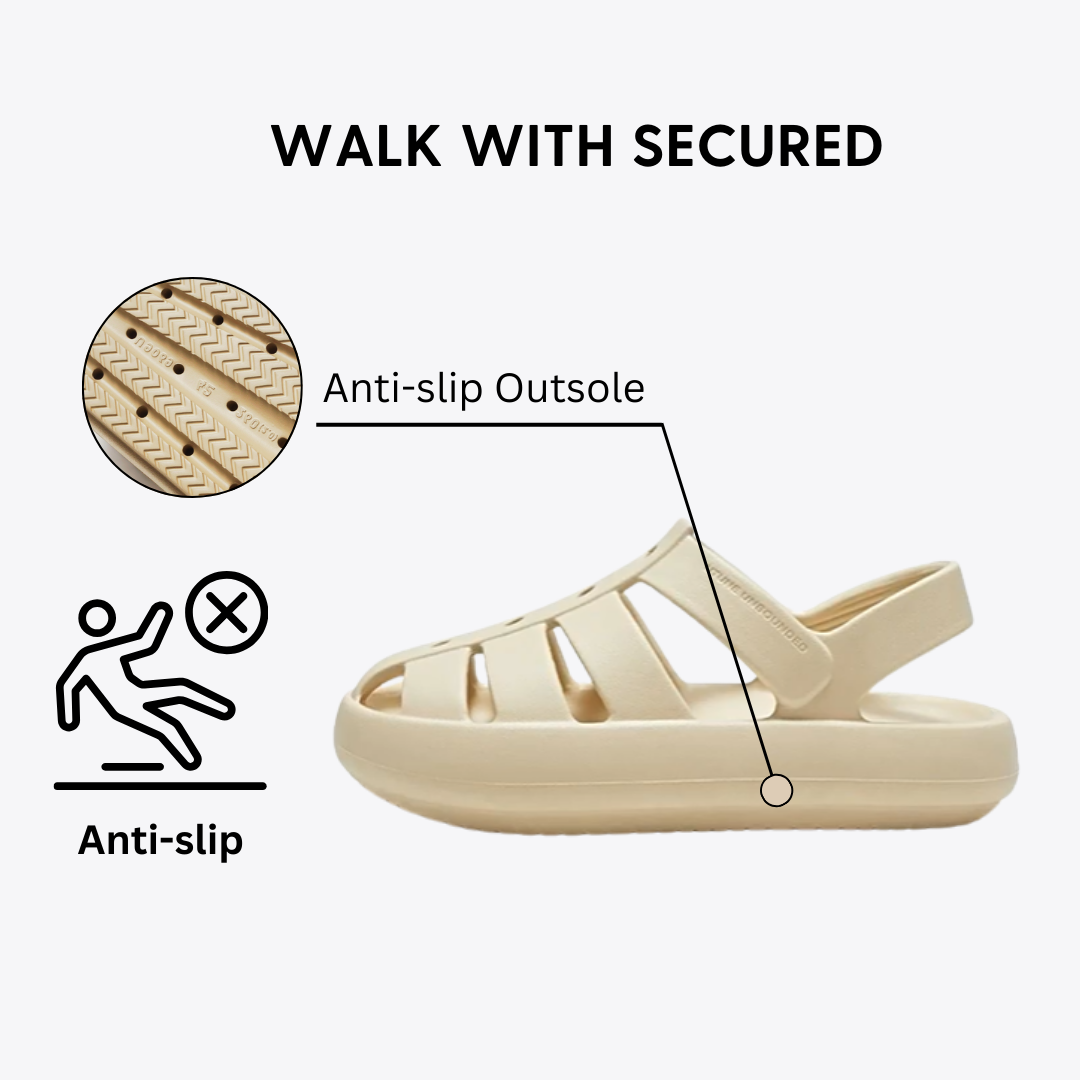 CMF Women Sandals Outdoor Breathable Support Non-slip Thick Cushion Roman