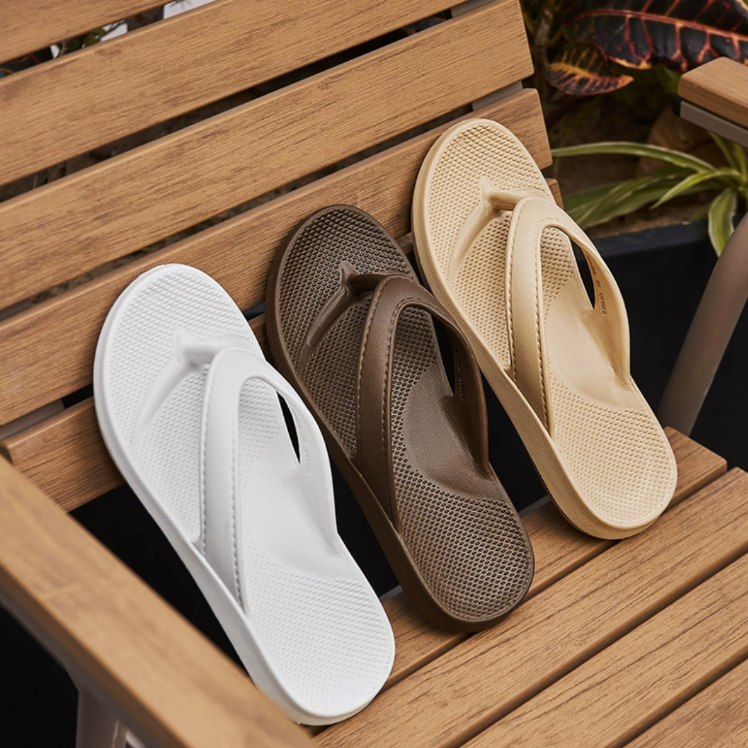 CMF Women Summer Sandals Waterproof Flip-flops Comfortable EVA Slippers Summer Beach Walking