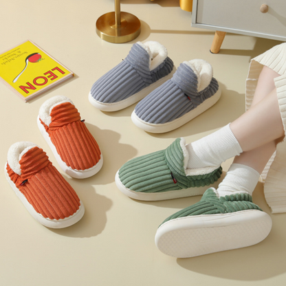 CMF Women Winter Slippers Extra Warm Comfortable Anti-skid Fuzzy Indoor Cotton Ankle