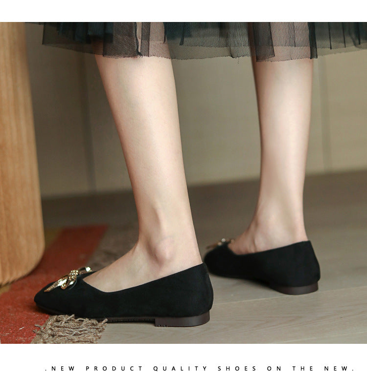 Rhinestone Bow Elegant Shoes