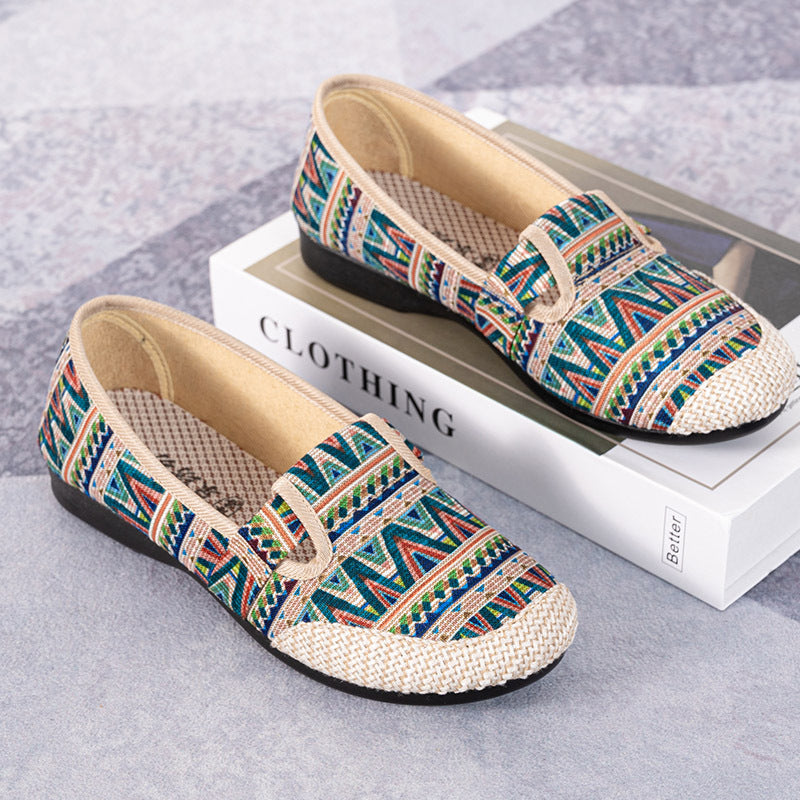 🔥Last day 60% OFF- Women's Vintage Slip On Shallow Loafers-Buy 2 Free shipping