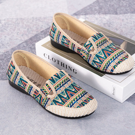 🔥Last day 60% OFF- Women's Vintage Slip On Shallow Loafers-Buy 2 Free shipping