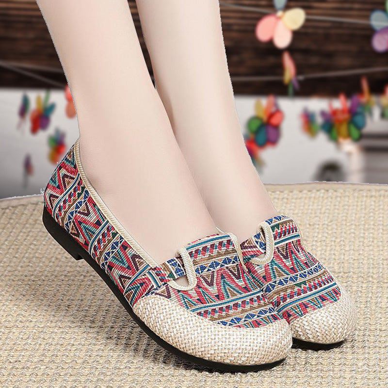 🔥Last day 60% OFF- Women's Vintage Slip On Shallow Loafers-Buy 2 Free shipping