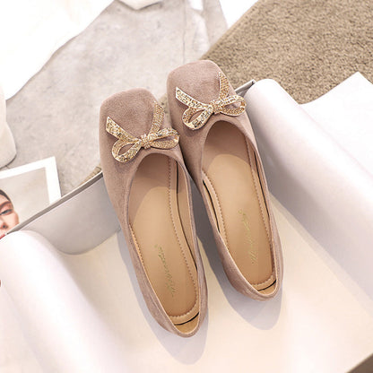 Rhinestone Bow Elegant Shoes