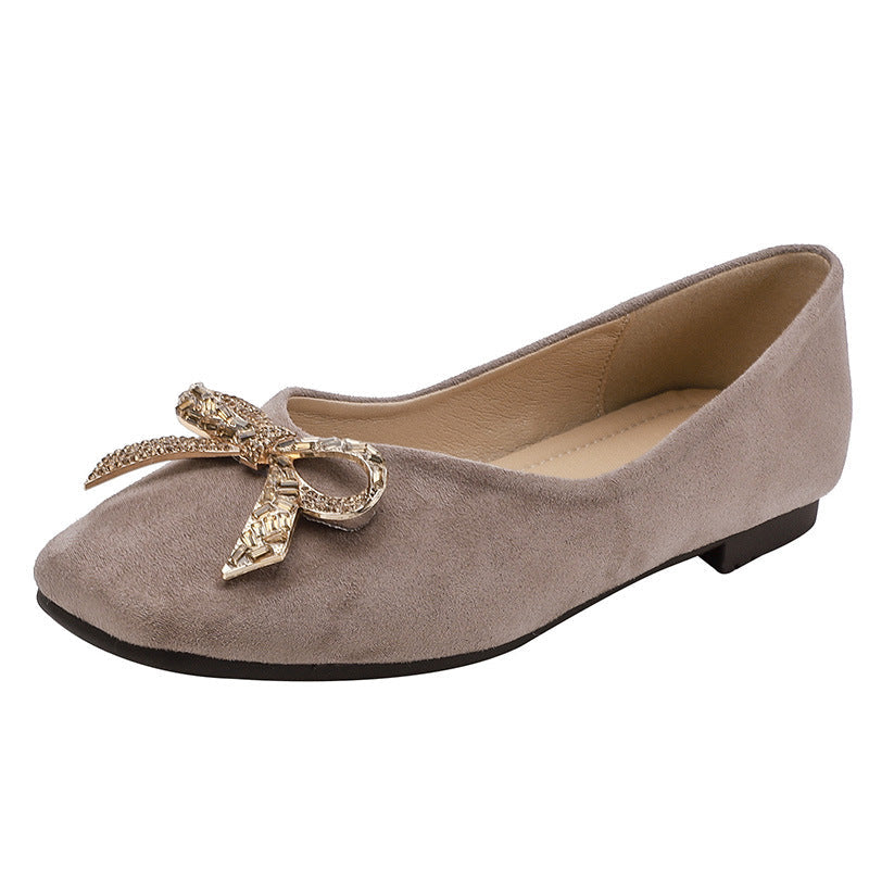 Rhinestone Bow Elegant Shoes
