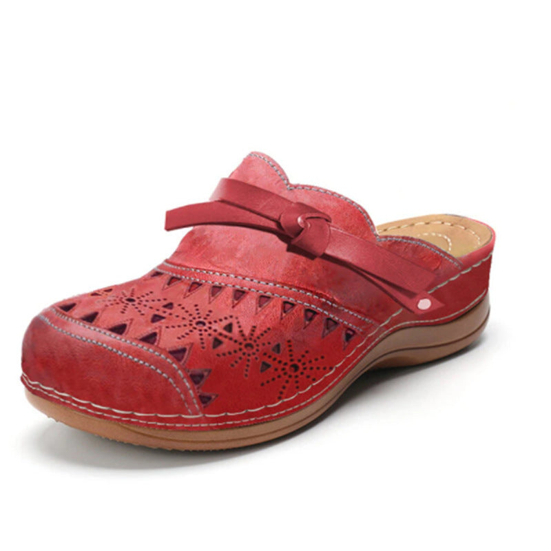 Women's Bowknot Sandals – Comfy Cut-Out Design for Everyday Wear