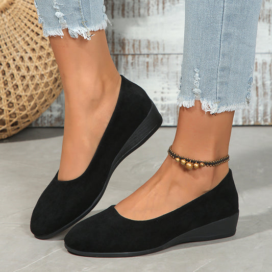 Women’s Platform Wedge Walking Shoes – Easy Fit for Travel & Daily Wear