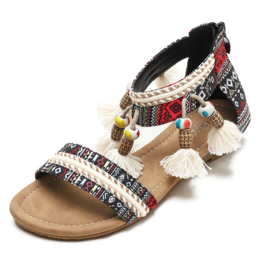 Women’s Boho Wedge Sandals – Comfortable, Stylish & Perfect for Summer Travel