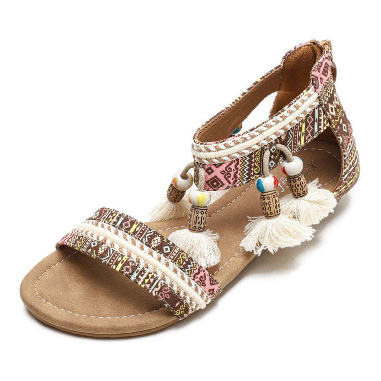Women’s Boho Wedge Sandals – Comfortable, Stylish & Perfect for Summer Travel