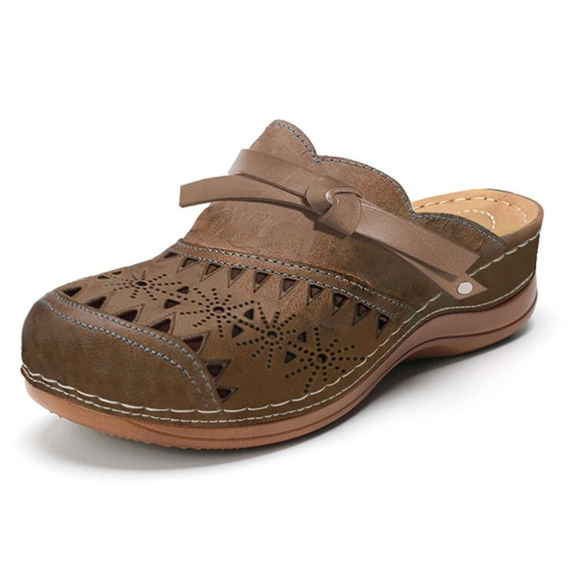 Women's Bowknot Sandals – Comfy Cut-Out Design for Everyday Wear