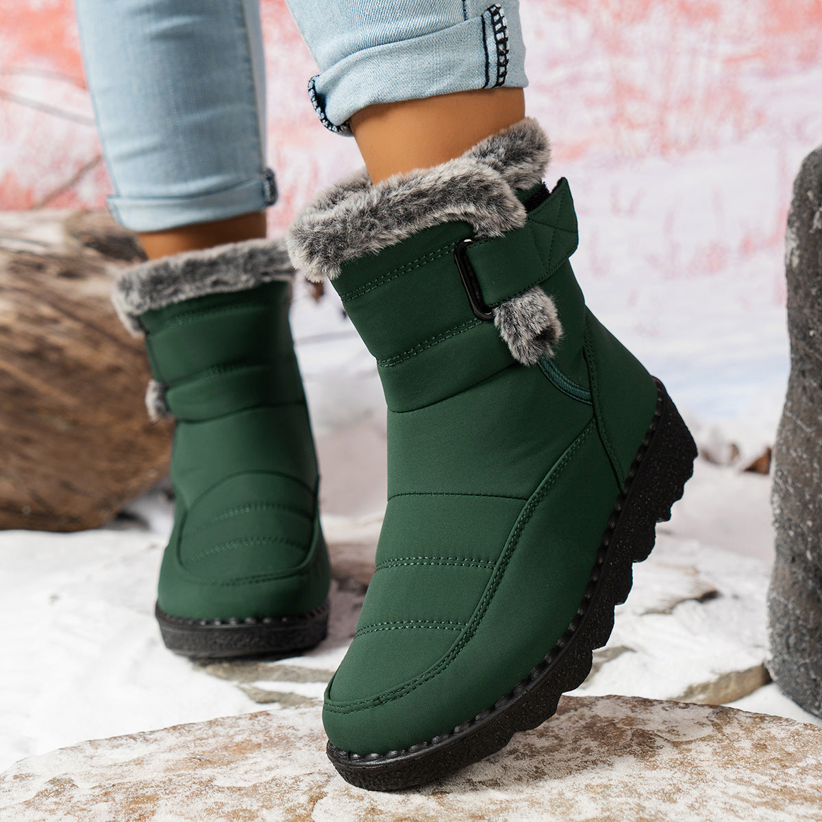 Women’s Insulated Ankle Snow Boots – Stylish, Warm & Practical Cold-Weather Footwear