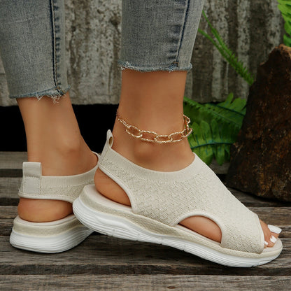 2023 Premium Elastic Mesh Knitted Orthotic Sandals [Limited time offer: Buy 2 Save More 15%]