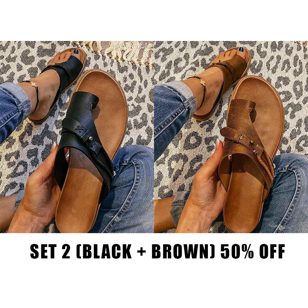 [#1 TRENDING SUMMER 2023] - Summer Soft Footbed Orthopedic Spong Sandals🔥-[MOTHER'S DAY 49% OFF🔥]