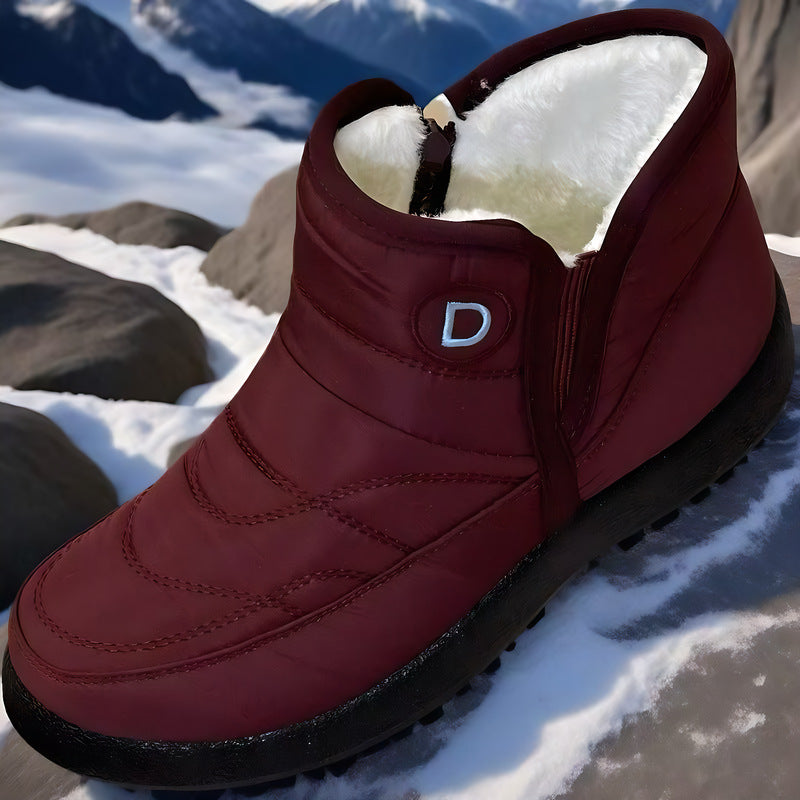 Women’s Winter Snow Boots – Warm Fur Lining, Waterproof & Non-Slip Design