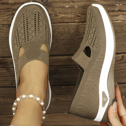 2026 Women Breathable Flats Orthopaedic Slip On Shoes