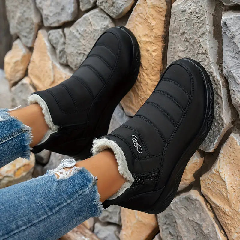 Women’s Waterproof Winter Boots – Thick Warm Lining, Anti-Skid Sole | Perfect Snow Boots for Women