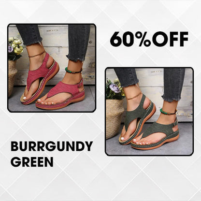 🔥Last Day Promotion 70% OFF🔥 Leather Orthopedic Arch Support Sandals Diabetic Walking Sandals