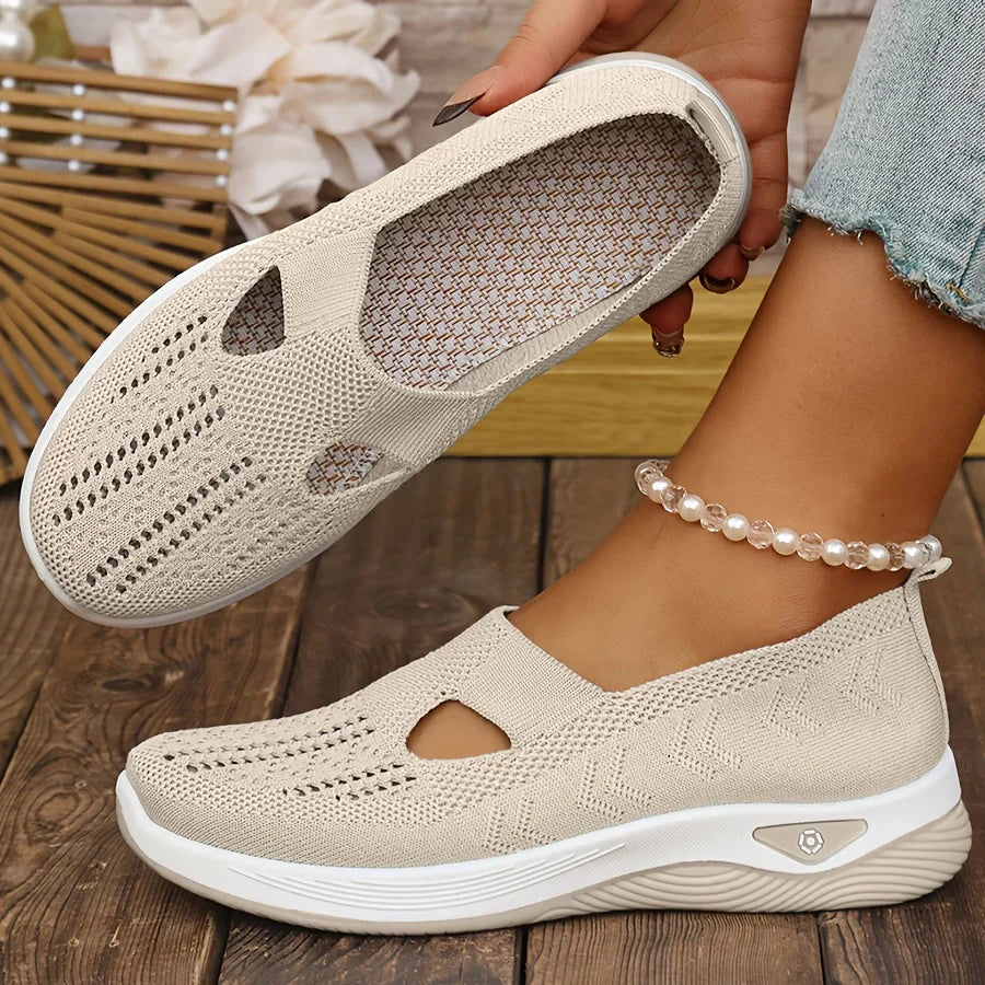 2026 Women Breathable Flats Orthopaedic Slip On Shoes