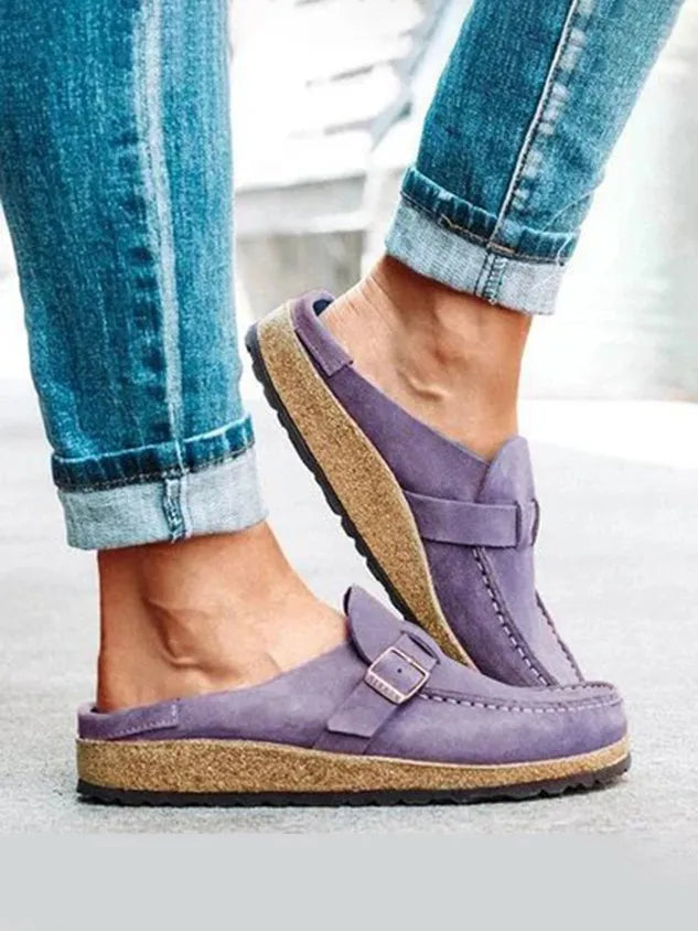 🔥 Last Day Promotion 60% OFF - WOMEN SOFT SOLE CASUAL COMFY LEATHER SLIP ON SANDALS