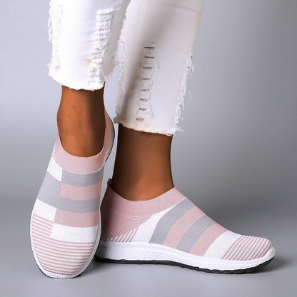 🔥LAST DAY 49% OFF- Women Breathable Platform Flats Bunion Corrector Slip On Shoes (BUY 2 FREE SHIPPING)