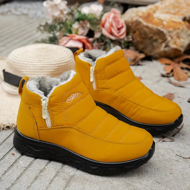 Women’s Waterproof Winter Boots – Thick Warm Lining, Anti-Skid Sole | Perfect Snow Boots for Women