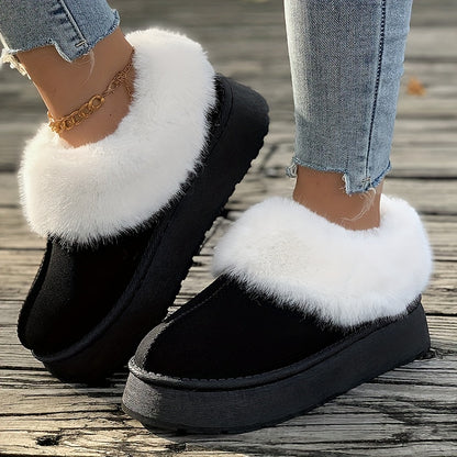 🔥Last Day 50% OFF -Women's Plush Lined Furry Snow Boots-Buy 2 Free Shipping