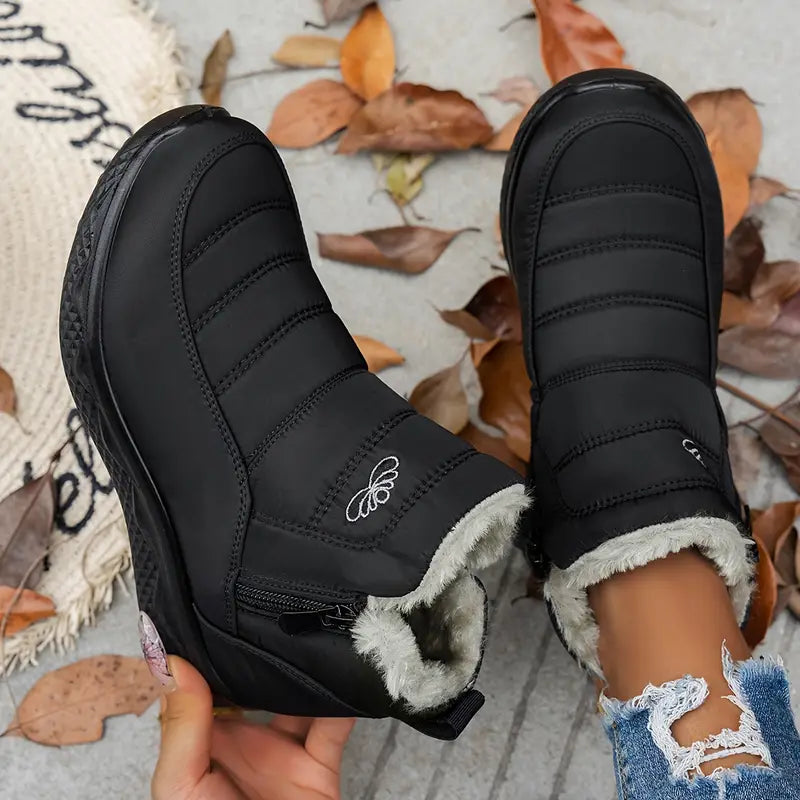 Women’s Waterproof Winter Boots – Thick Warm Lining, Anti-Skid Sole | Perfect Snow Boots for Women