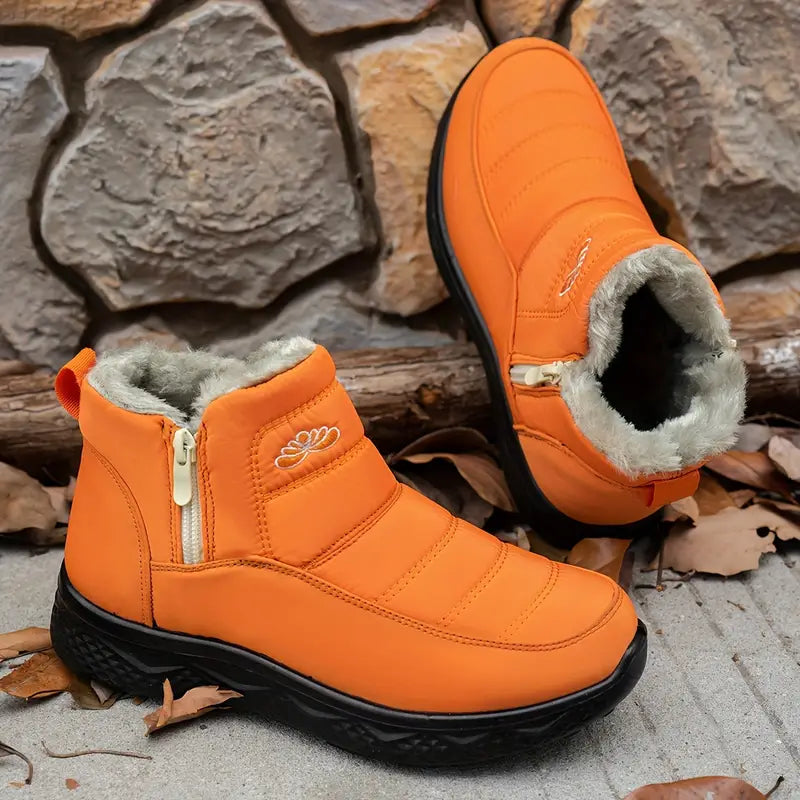 Women’s Waterproof Winter Boots – Thick Warm Lining, Anti-Skid Sole | Perfect Snow Boots for Women