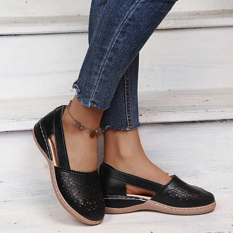 Women's Wedges Orthopedic Hollow Out Vintage Sandals