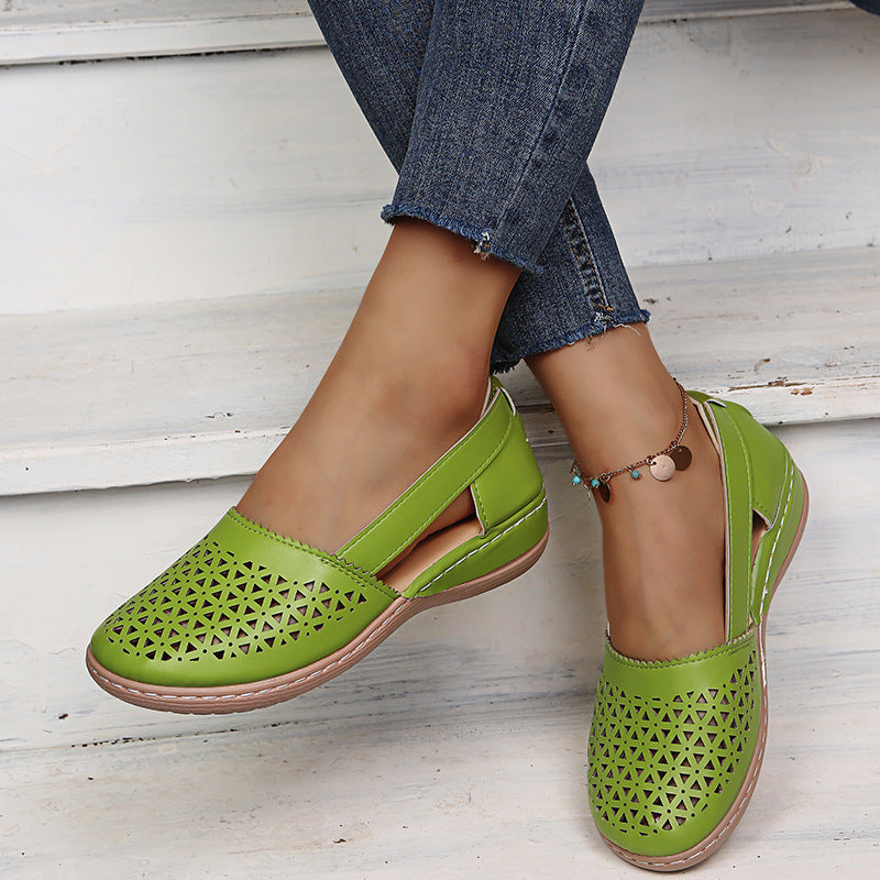 Women's Wedges Orthopedic Hollow Out Vintage Sandals