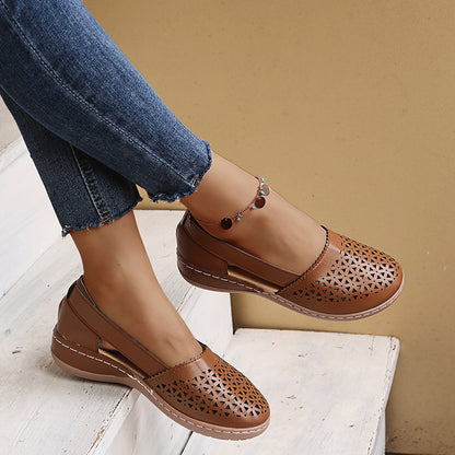 Women's Wedges Orthopedic Hollow Out Vintage Sandals