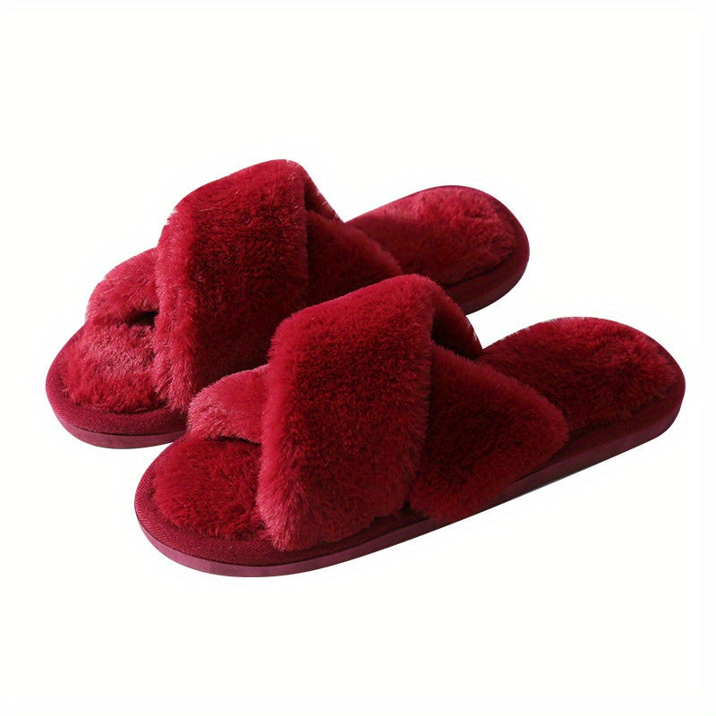 🔥Last Day 50% OFF -Women's Criss Cross House Slippers-Buy 2 Free Shipping