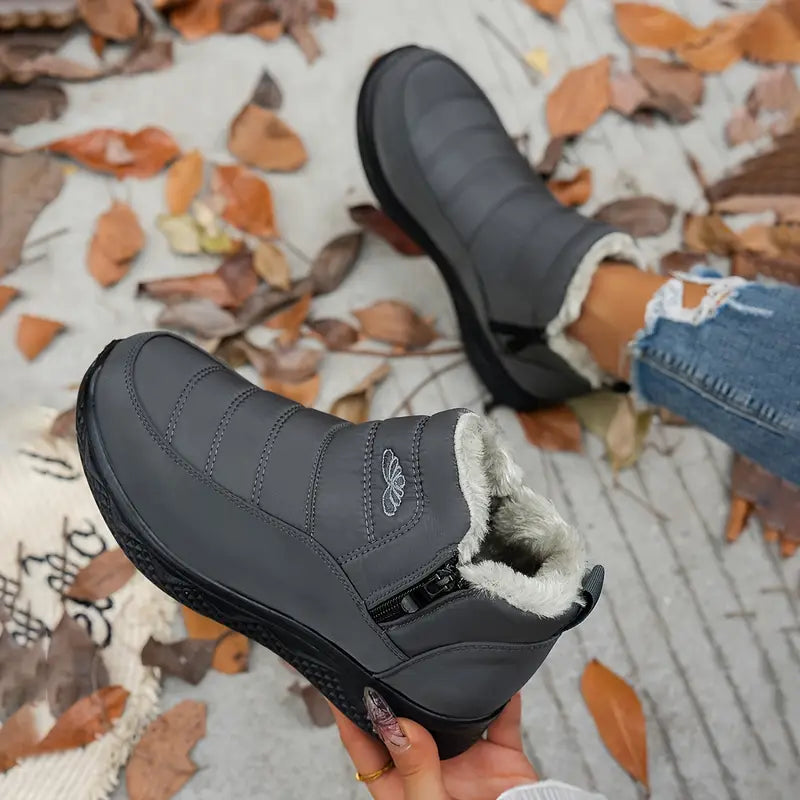 Women’s Waterproof Winter Boots – Thick Warm Lining, Anti-Skid Sole | Perfect Snow Boots for Women