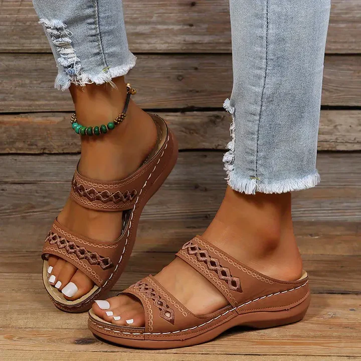 [#1 TRENDING SUMMER 2023] Arch Support Orthopedic Wedge Sandals 2023-[MOTHER'S DAY 49% OFF🔥]