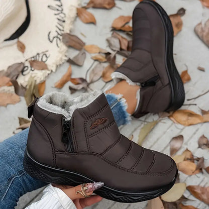 Women’s Waterproof Winter Boots – Thick Warm Lining, Anti-Skid Sole | Perfect Snow Boots for Women