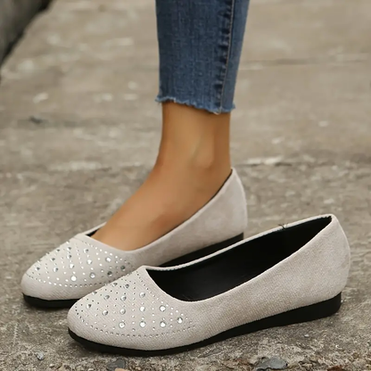 🔥Last Day 60% OFF -Women's Rhinestone Flat Shoes-Buy 2 Free Shipping