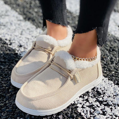 🔥Winter Sale 49%OFF🔥Women Winter Non-Slip Plus Velvet Thick Flat Loafers-Buy 2 Free Shipping