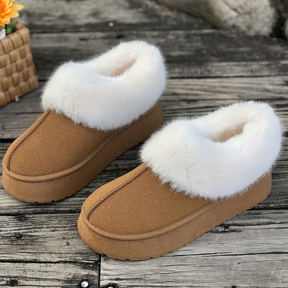 🔥Last Day 50% OFF -Women's Plush Lined Furry Snow Boots-Buy 2 Free Shipping