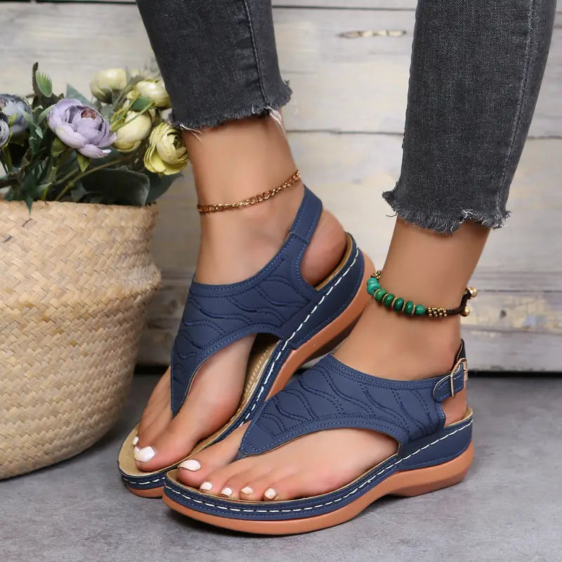 🔥Last Day Promotion 70% OFF🔥 Leather Orthopedic Arch Support Sandals Diabetic Walking Sandals