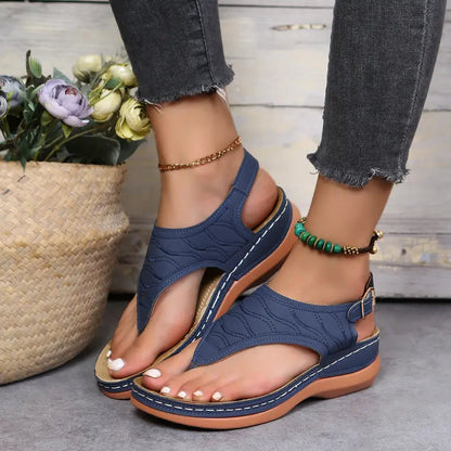 🔥Last Day Promotion 70% OFF🔥 Leather Orthopedic Arch Support Sandals Diabetic Walking Sandals