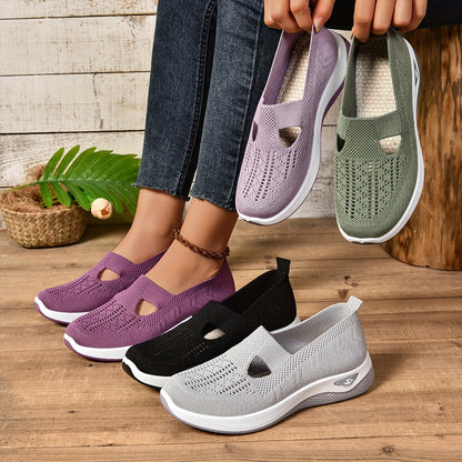 2026 Women Breathable Flats Orthopaedic Slip On Shoes