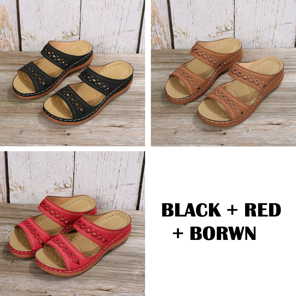 [#1 TRENDING SUMMER 2023] Arch Support Orthopedic Wedge Sandals 2023-[MOTHER'S DAY 49% OFF🔥]