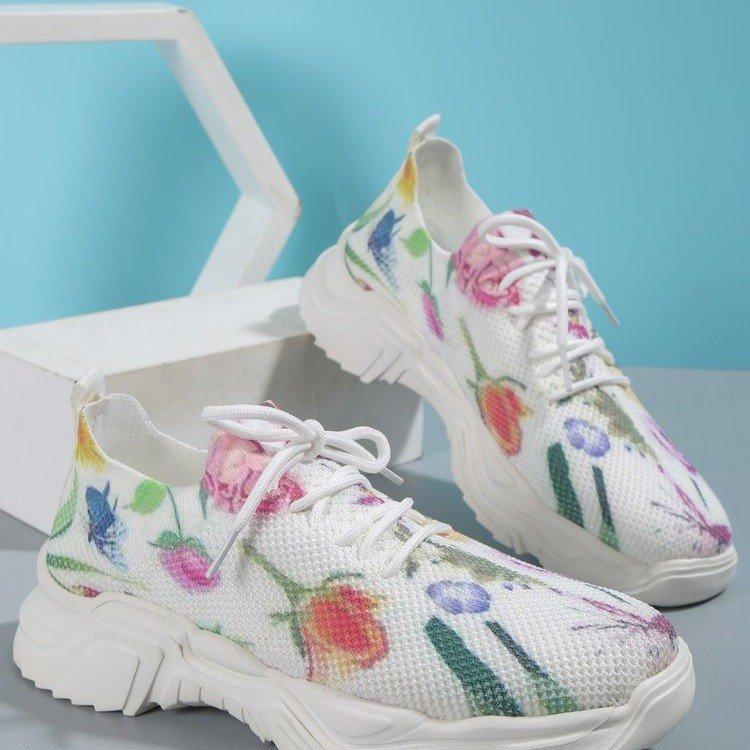🎉Last Day 60% OFF - Floral Print Lace-up Breathable Orthopedic Sneakers- Buy 2 Free shipping