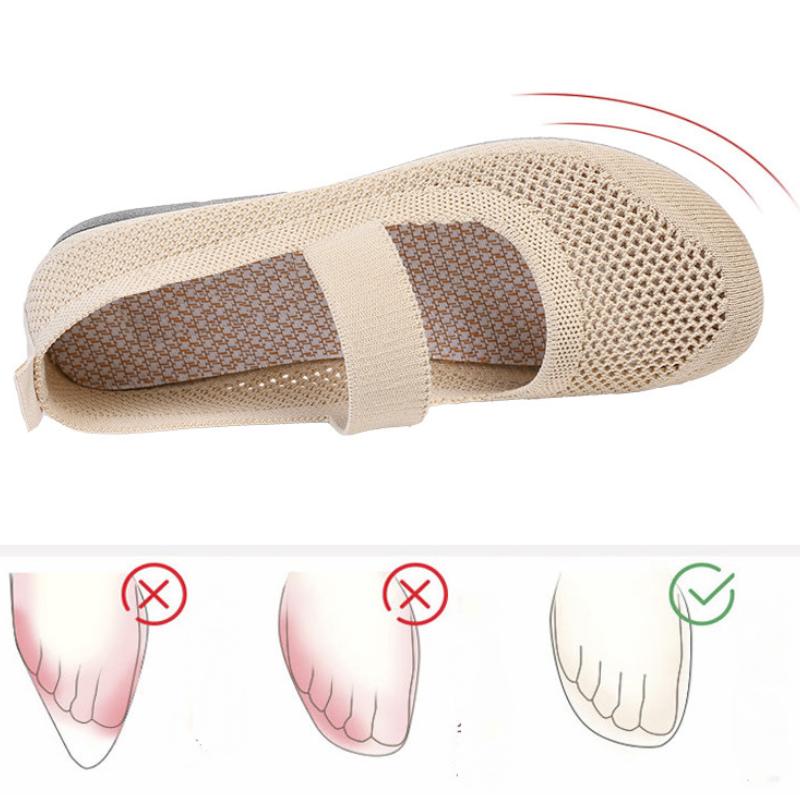 🔥Last Day 60% OFF —  Flat casual breathable openwork Orthopedic shoes