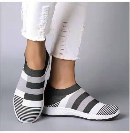 🔥LAST DAY 49% OFF- Women Breathable Platform Flats Bunion Corrector Slip On Shoes (BUY 2 FREE SHIPPING)