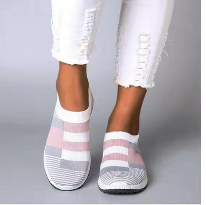 🔥LAST DAY 49% OFF- Women Breathable Platform Flats Bunion Corrector Slip On Shoes (BUY 2 FREE SHIPPING)